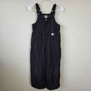 ZeroXposur Boys Bib Snow Pant Overalls Size 6X Black Winter Ski Sled